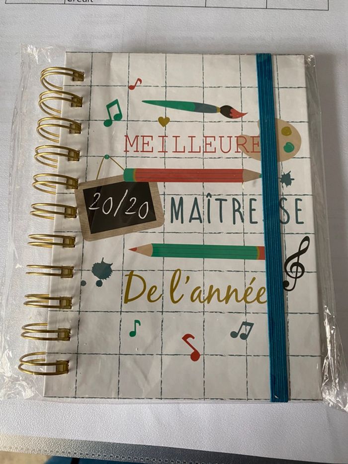 Bloc notes meilleure maîtresse de l’année