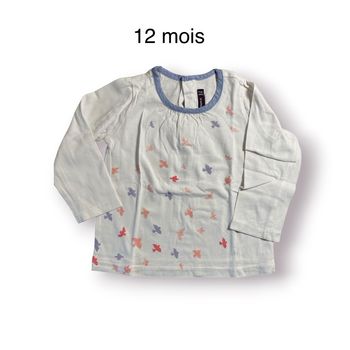 Sergent Major T-shirt manches longues hirondelle Taille 12 mois