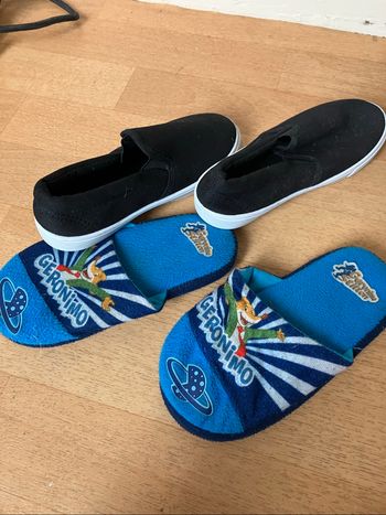Lot chaussons et chaussons gym