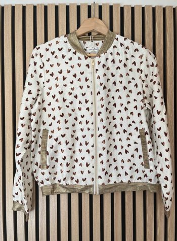 Bomber taille M petits cœurs