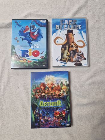 Lot de 3 DVD pour enfant 