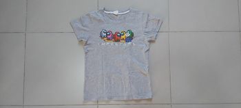 Tshirt manche courte motif Among us 160cm