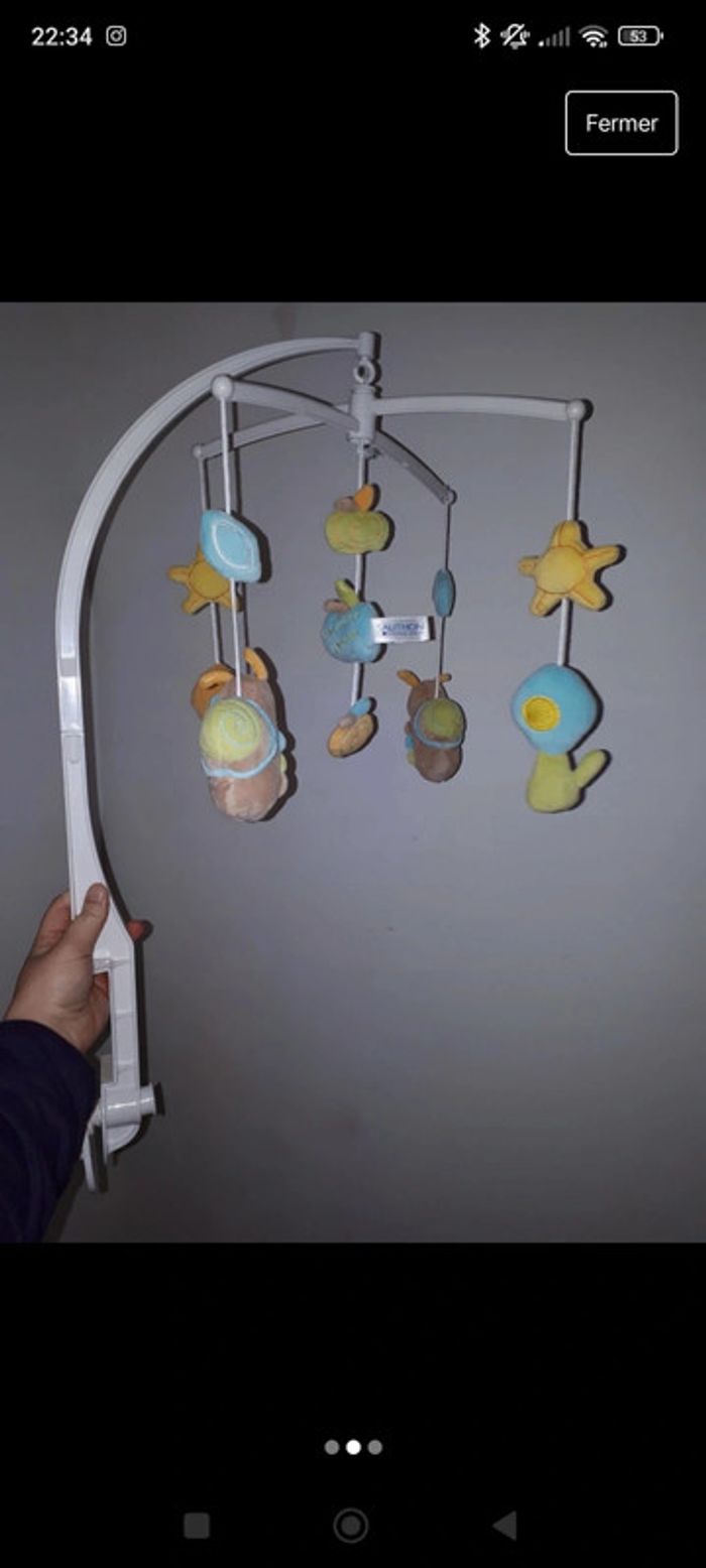 Gigoteuse et mobile Sauthon - photo numéro 2