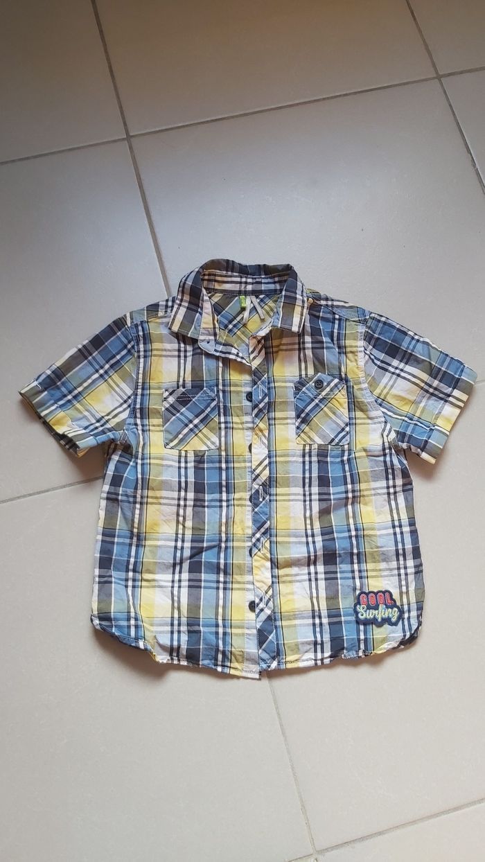 Chemise manche courte 8 ans