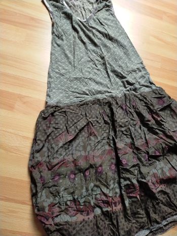 Robe effet bi-matière