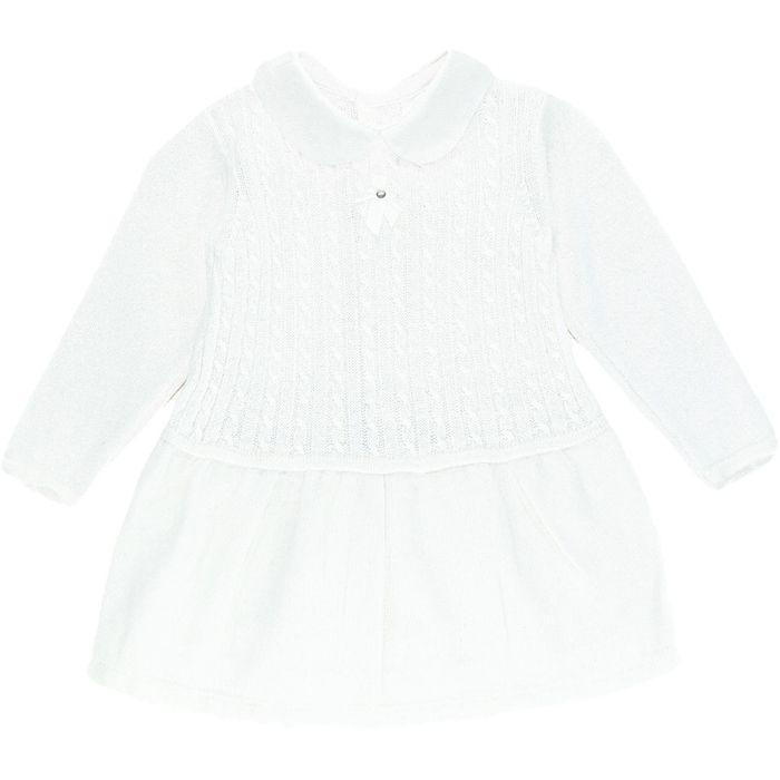 Robe à manches longues 3 mois en coton bio NaturaPura