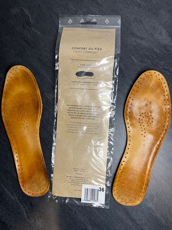 Semelles en cuir Famaco Paris – Pointure 36