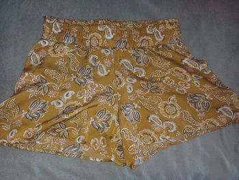 Magnifique short effet satin taille M