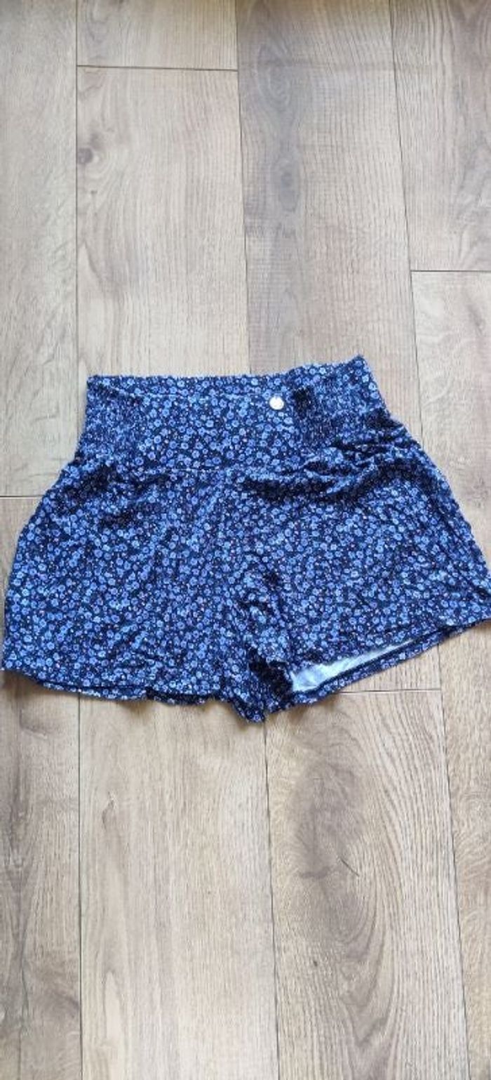 Short lulu castagnette fleuri femme M