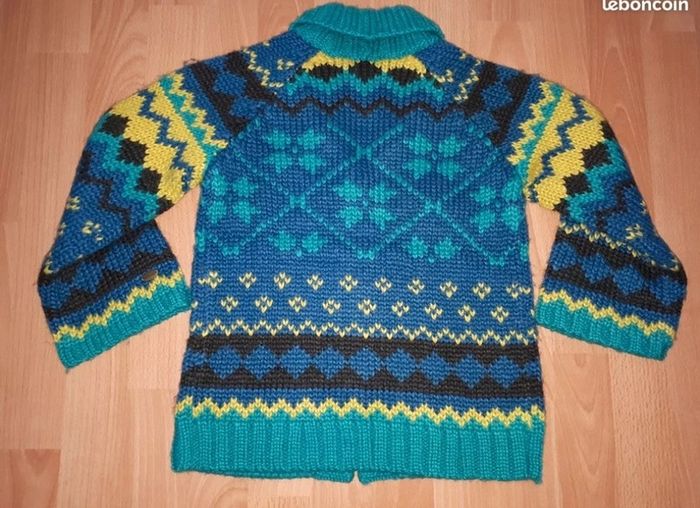 Cardigan gilet boutonné Catimini taille 6 ans - photo numéro 2