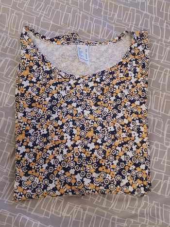 Tee shirt jaune et noir 42/44