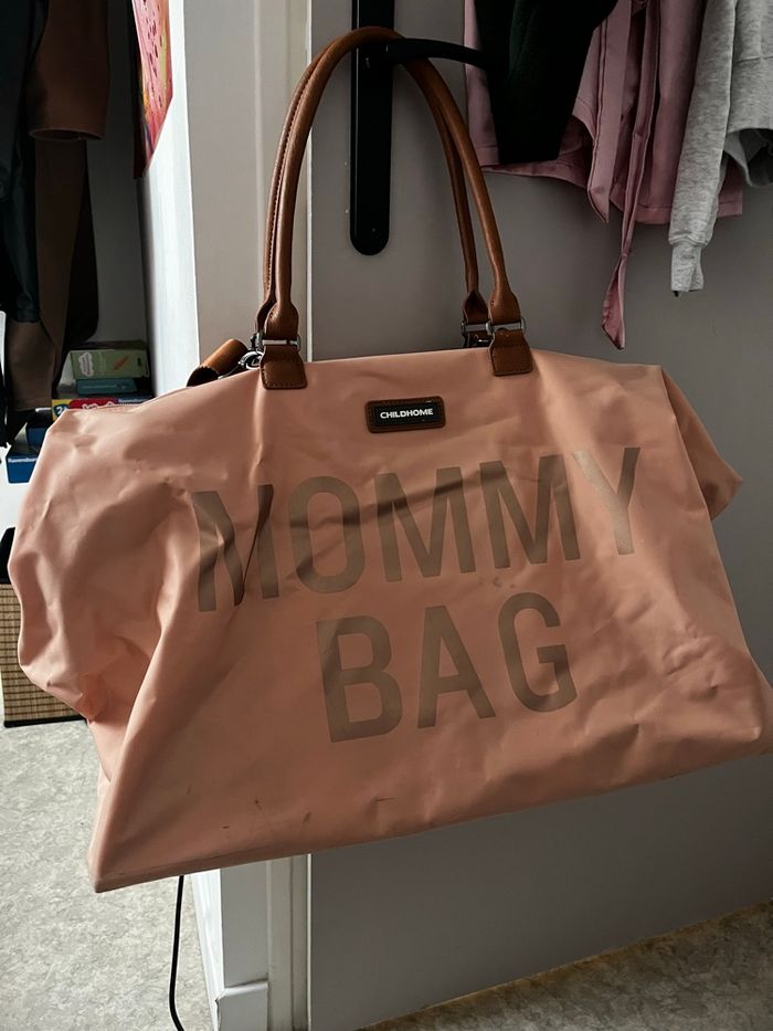 Sac à langer Childhome – Mommy Bag – Rose saumon