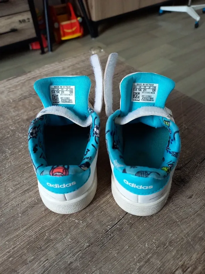 Basket adidas blanche T 21 - photo numéro 5