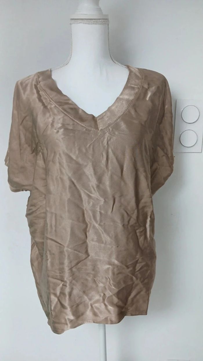 Blouse satinée Made in Italy - photo numéro 3
