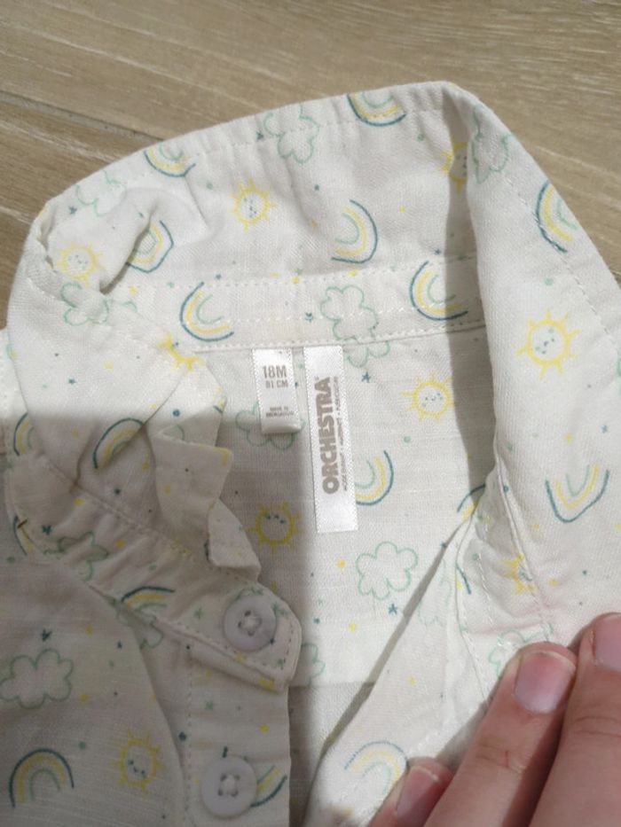 Chemise manches courtes 18mois orchestra - photo numéro 3