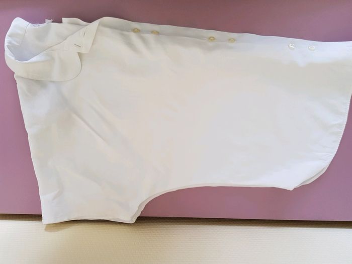 Joli chemisier blanc manches courtes - photo numéro 4