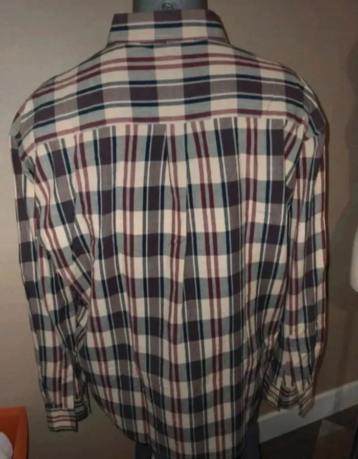 Chemise à carreaux manches longues XL - photo numéro 3