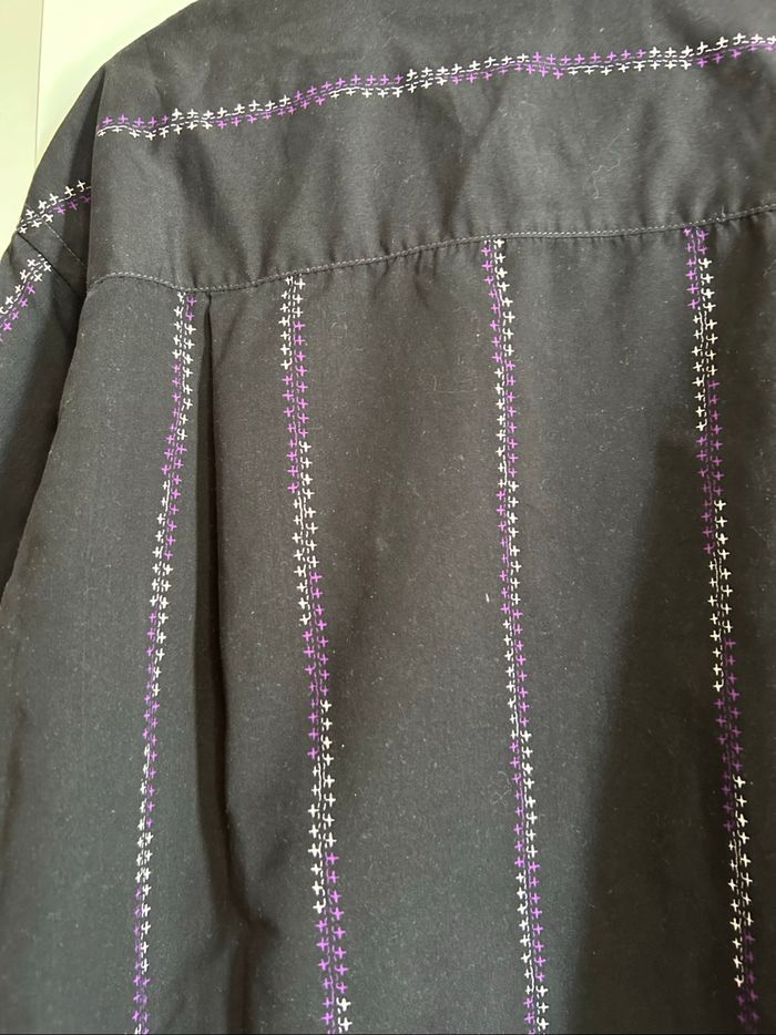 Chemise violette à rayures Homme C&A Taille XL - photo numéro 7
