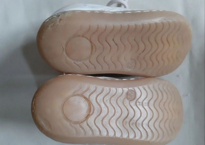 Bottines des premiers pas cuir fille - papillons - bellamy - pointure 22 - photo numéro 8