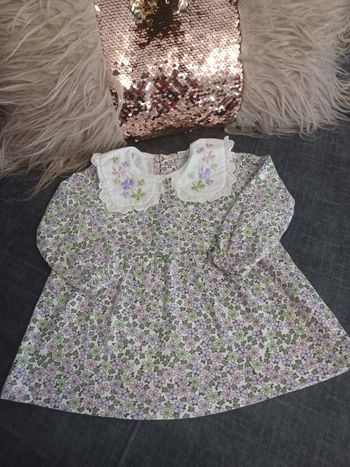 Robe col Claudine bébé 