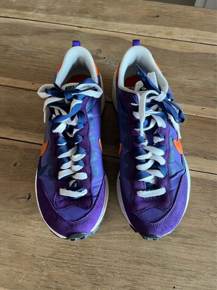 Nike Vaporwaffle sacai Dark Iris - photo numéro 5