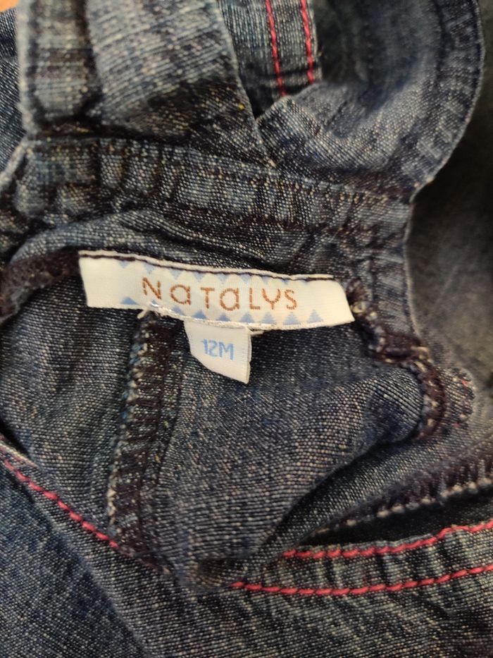 Robe en jean 12 mois Natalys - photo numéro 3