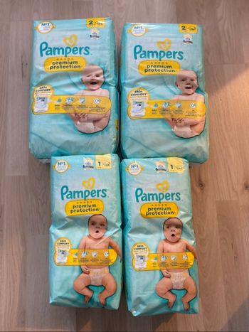 Pampers prenium protection taille 1 et 2