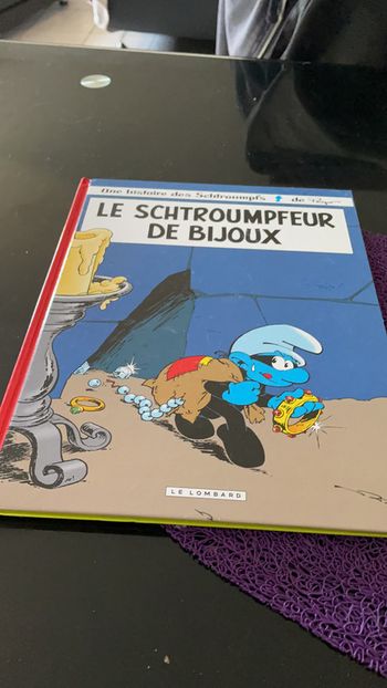 Bande dessinée le schtroumpfeur de bijoux