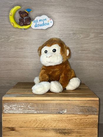 PAZ28 doudou singe 🐒 nature planet 