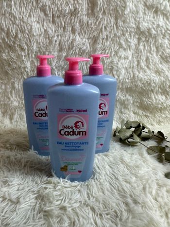 Lot de 3 eaux nettoyantes Cadum 