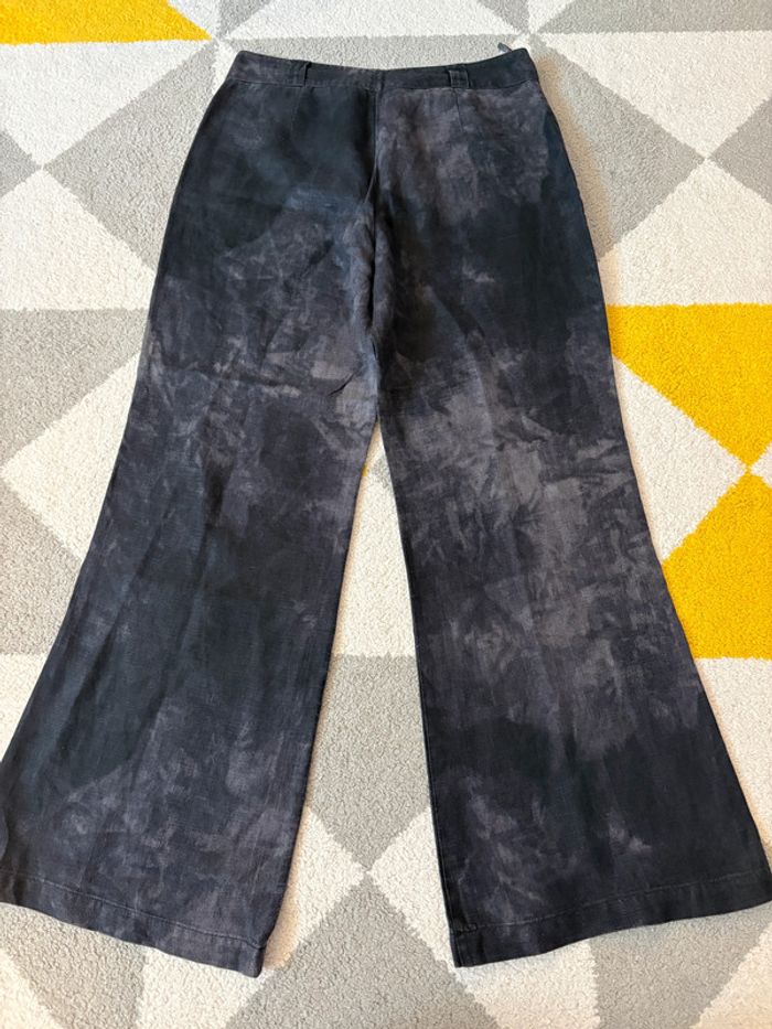 Pantalon à jambes larges Lauren Vidal Taille 36 - photo numéro 3