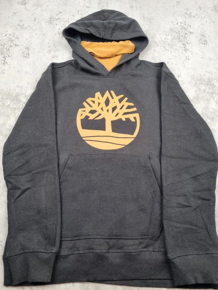 Sweat à capuche Timberland noir col montant – Taille L Hommes - photo numéro 3