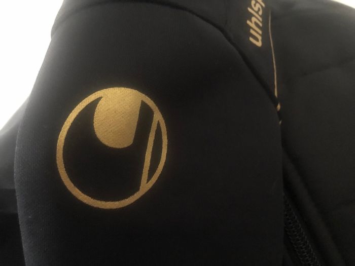 Gilet noir doré 6 ans Uhlsport chaud, intérieur polaire - photo numéro 7