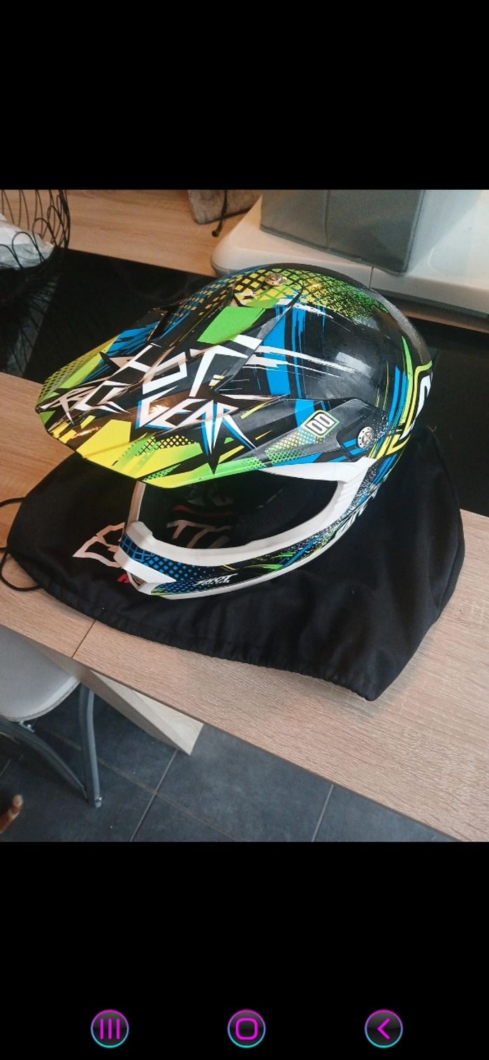 Casque motocross