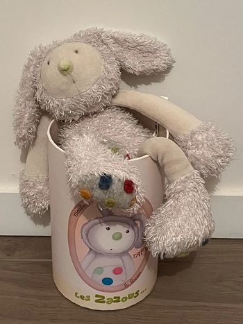Peluche lapin Tap Tap 33 cm Les Zazous Moulin Roty