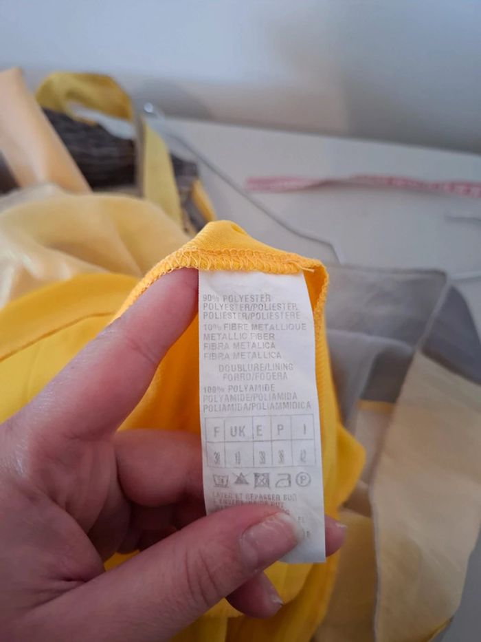 Robe colorée pailletée asymétrique Fashion Express taille XS/S 34/36 - photo numéro 13