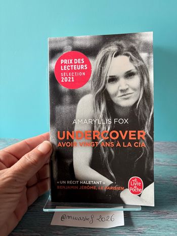 Livre undercover avoir 20 ans à la cia amaryllis fox