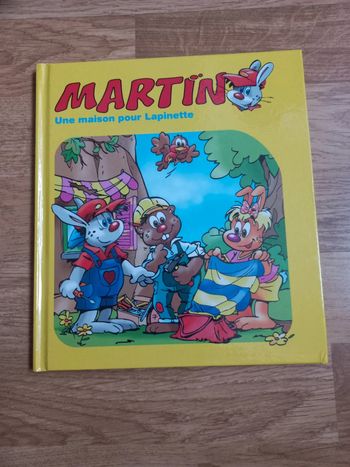 Livre Martin une maison pour lapinette