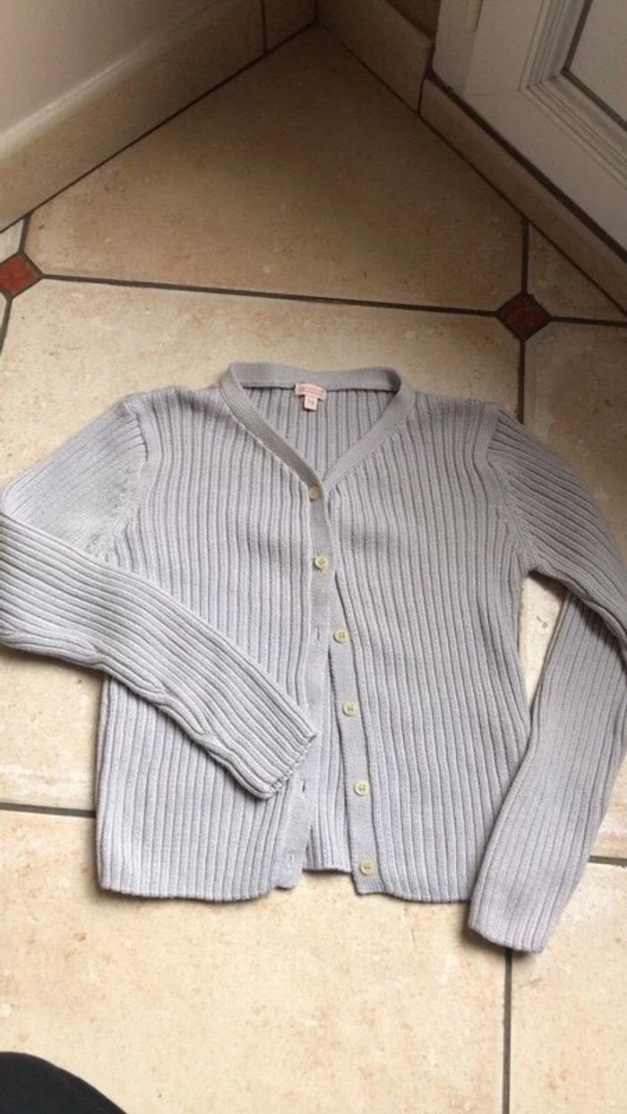 Gilet gocco gris chaud