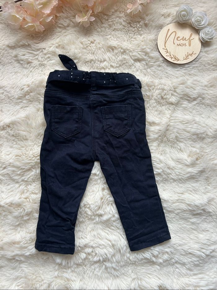 Pantalon bleu marine - photo numéro 3