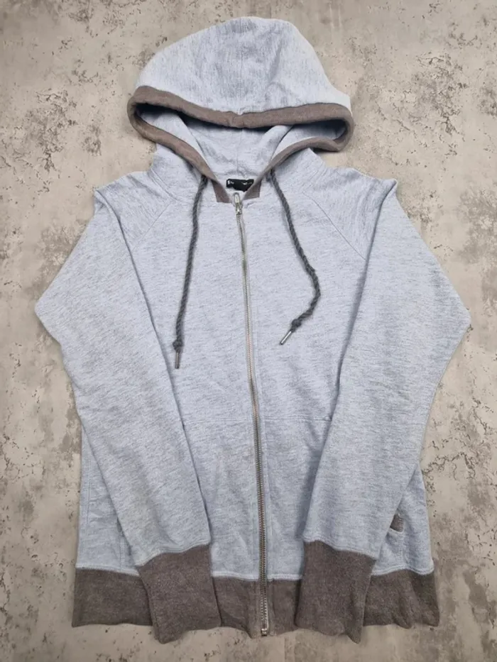 Gilet zippé à capuche Champion bleu ciel – Taille S/36 Femme - photo numéro 3