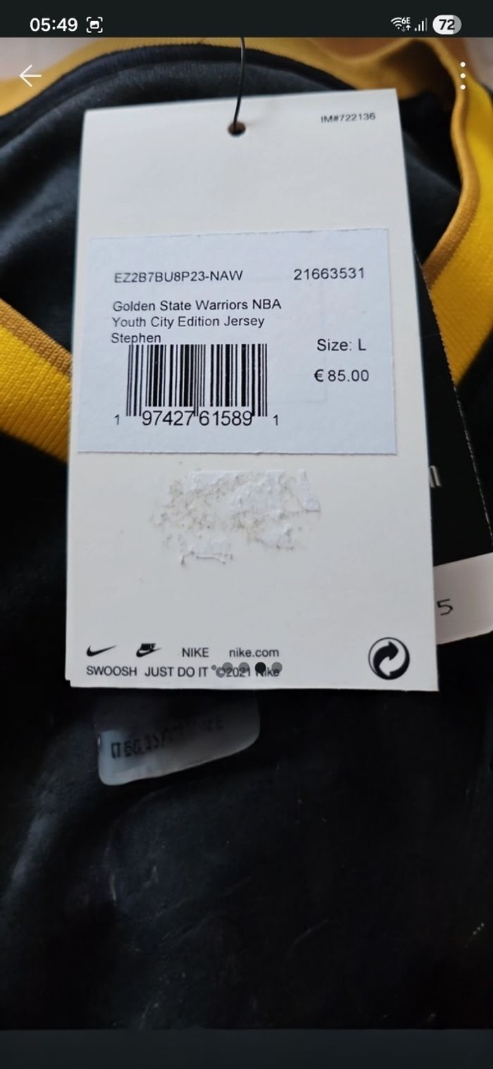 Maillot de basket NBA - photo numéro 5