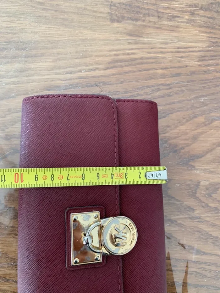 Portefeuille en cuir MK - photo numéro 5