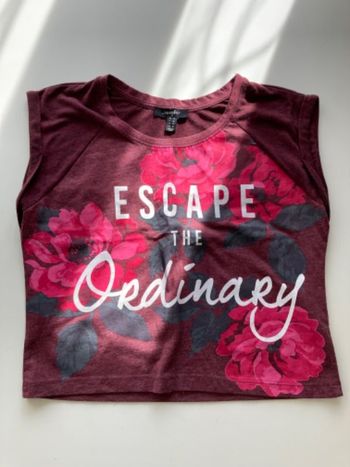 T-shirt crop top Jennyfer taille 38/M