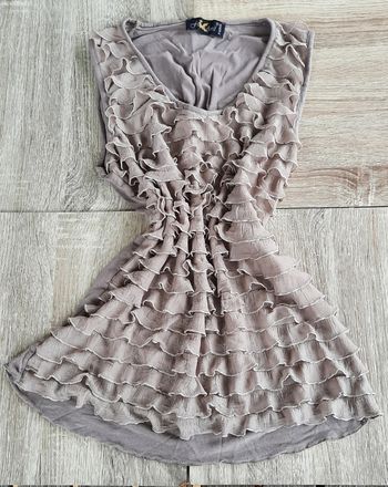 Top beige Fille d'avril,taille M