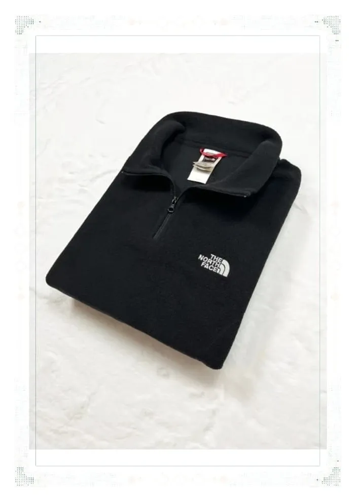 The North Face polaire demi zip noir femme taille L polyester