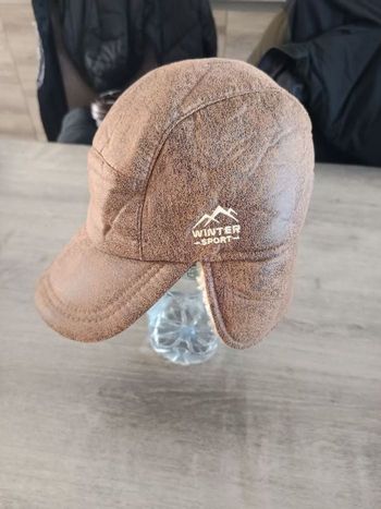 Casquette cache oreille doublée sherpa 56-58