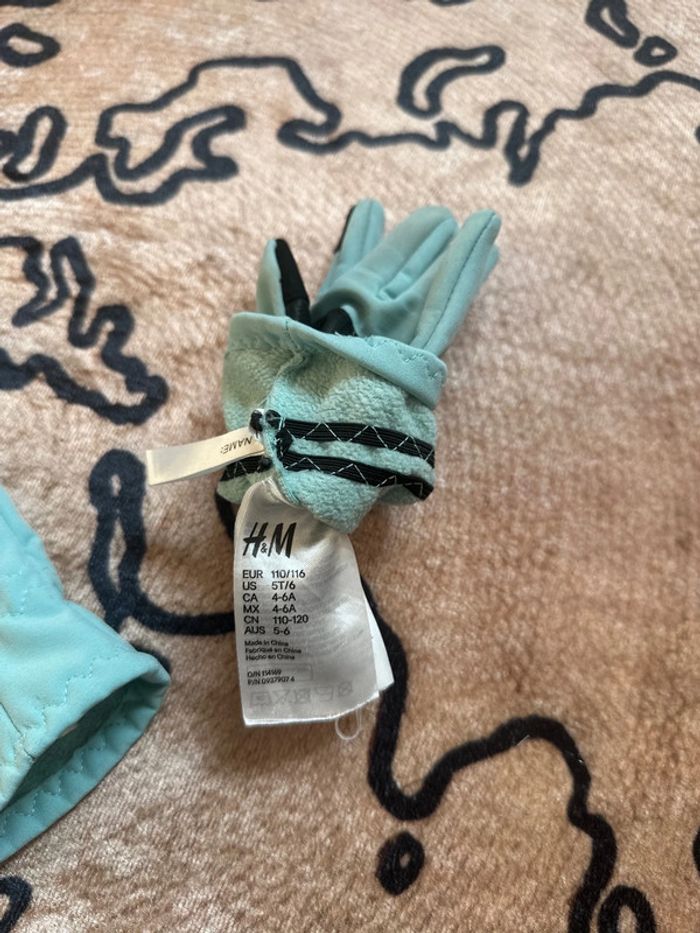Gants doublés polaire H&M 110/116cm - photo numéro 4