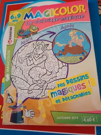 Coloriage magique de 6 à 9 ans
