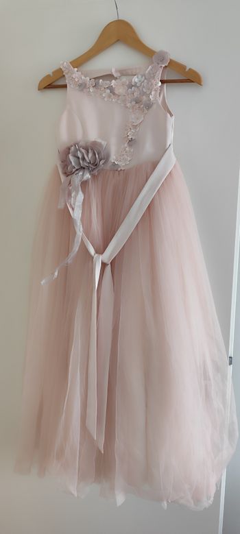 superbe robe longue occasion mariage bapteme  taille 10 / 11 ans 